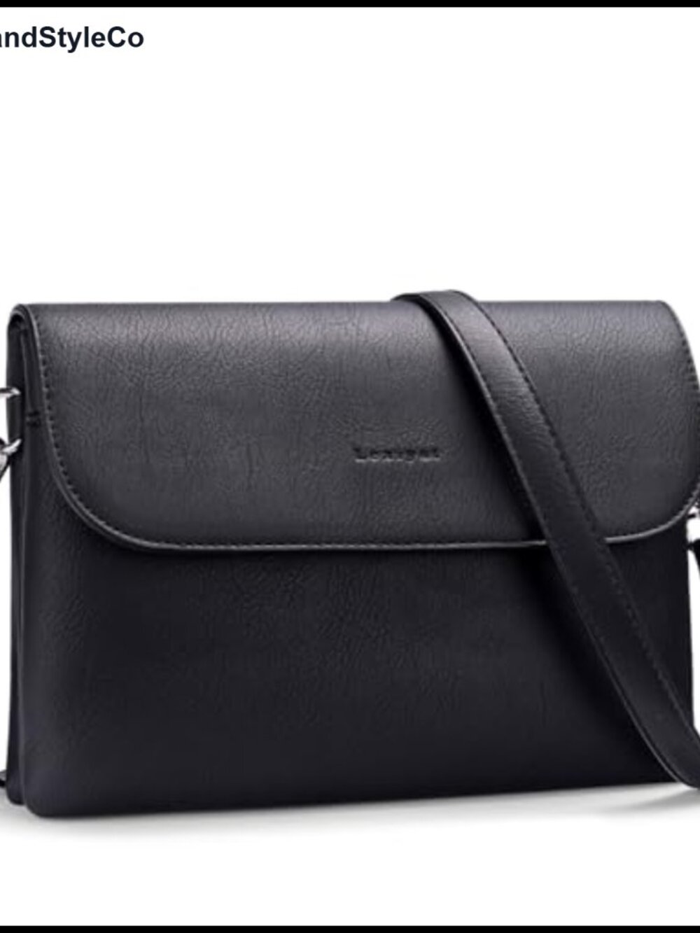 Vegan Leather RFID Crossbody Bag with 2 Detachable Straps
